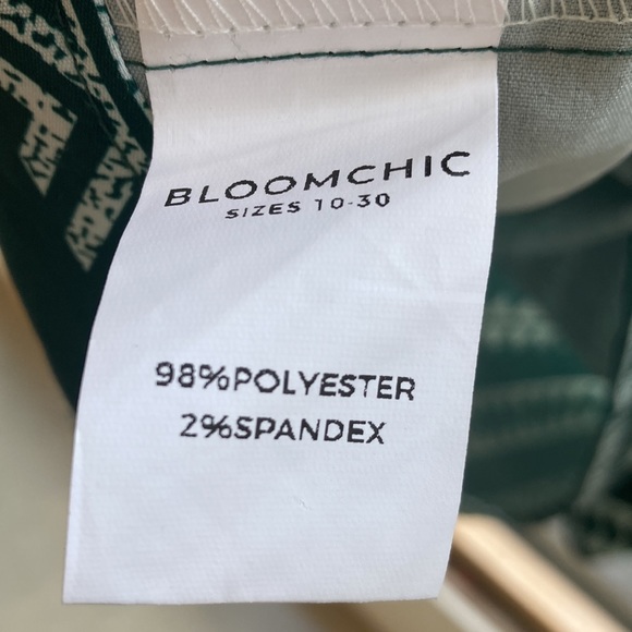 NWT BloomChic Sz 1x or 2X MARIA" midnight navy and white almost black - Picture 10 of 11